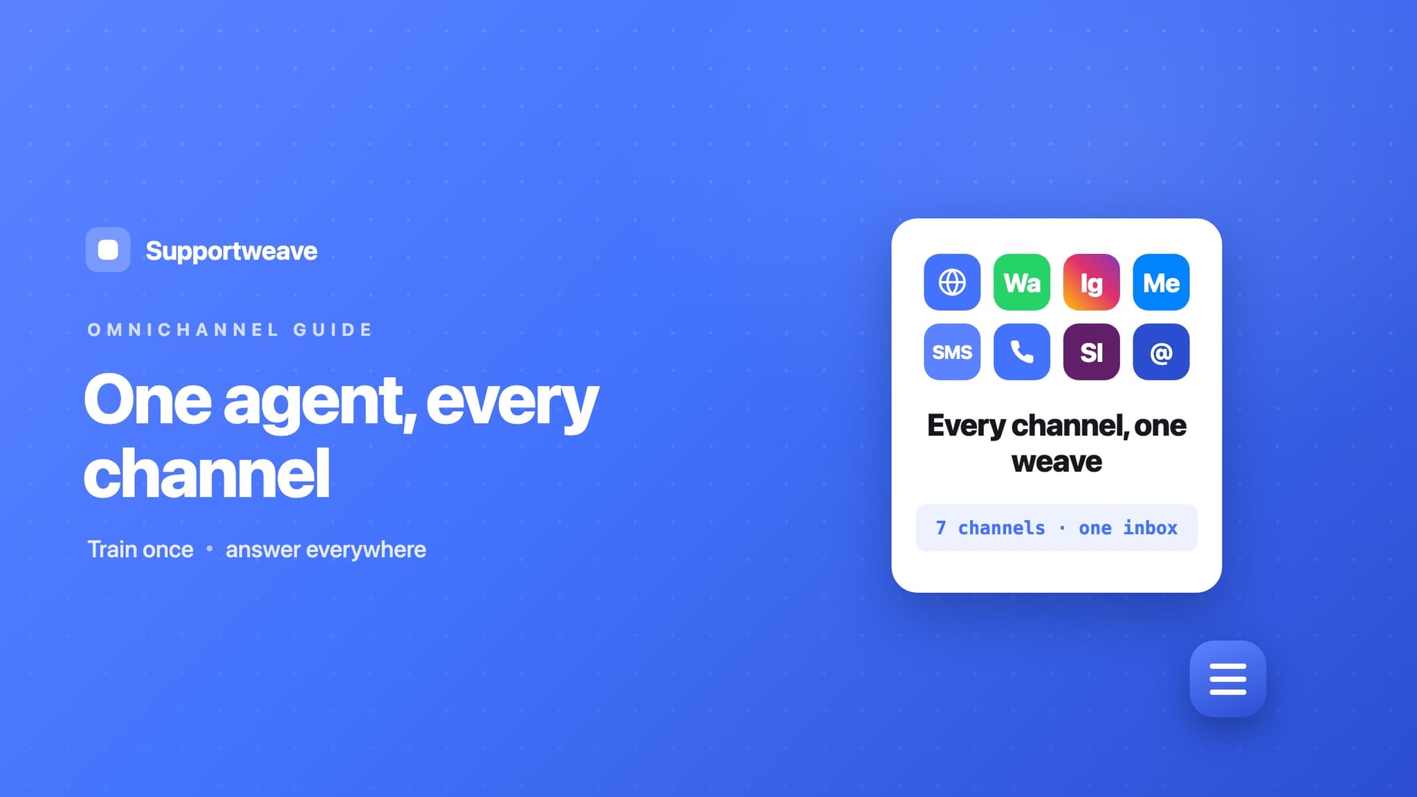 Put one AI chatbot on every channel