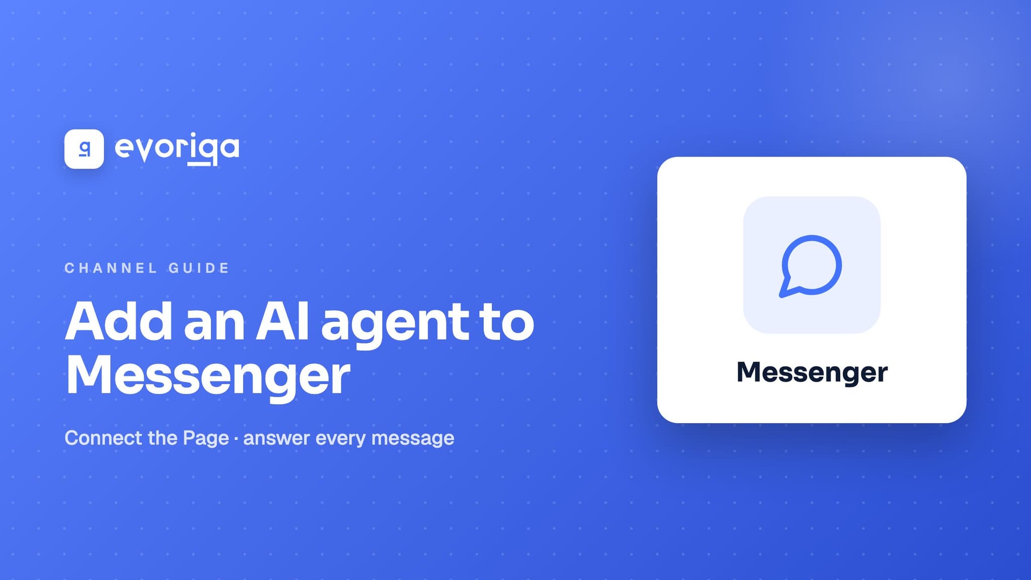 Add an AI chatbot to Facebook Messenger