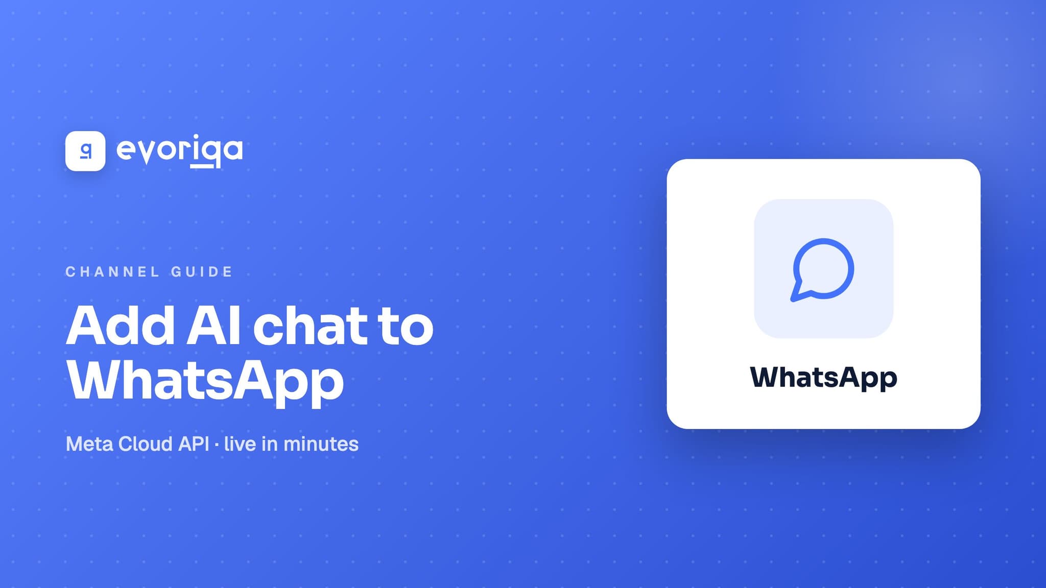 How to add an AI chatbot to WhatsApp